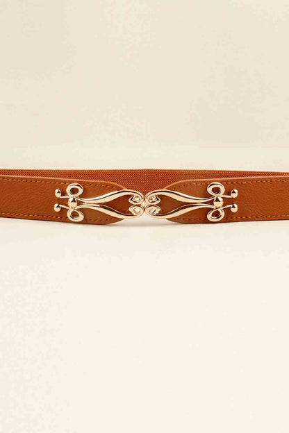 Alloy Buckle Elastic Belt