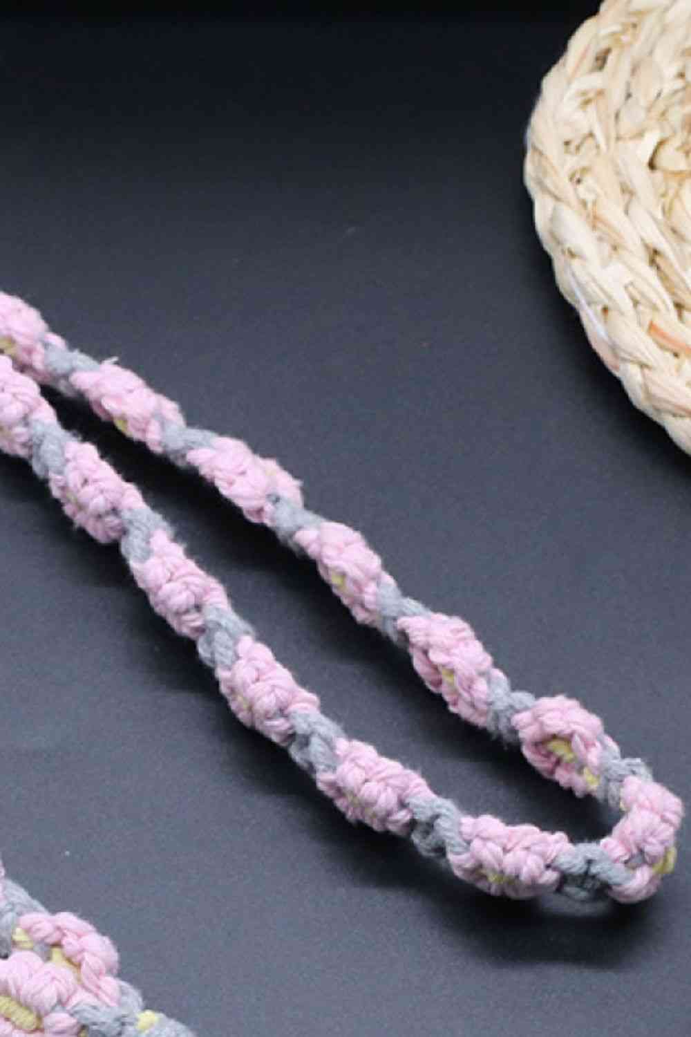 Flower Macrame Phone Lanyard