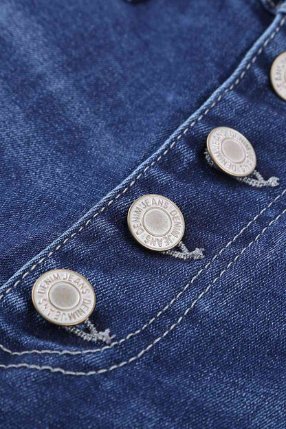 Baeful What You Want Button Fly Pocket Jeans