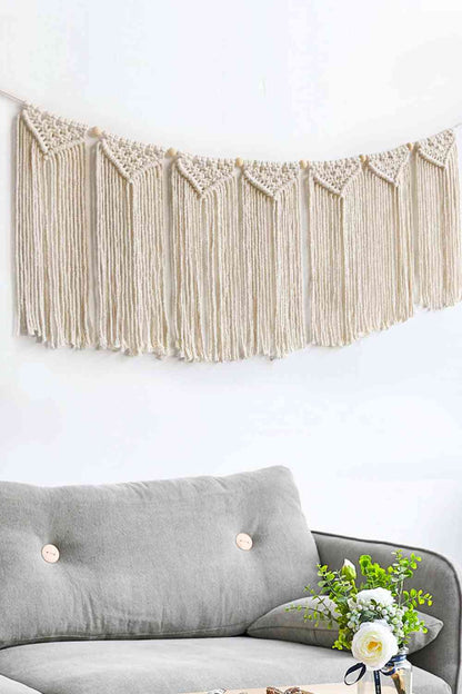 Fully Handmade Fringe Macrame Wall Hanging