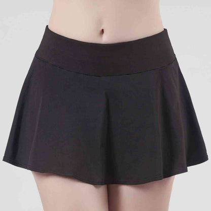 Wide Waistband Sports Skort