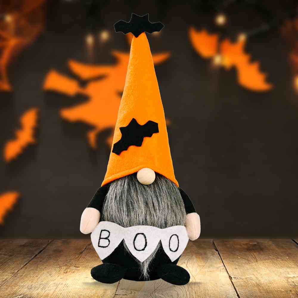 BOO Pointed Hat Faceless Gnome