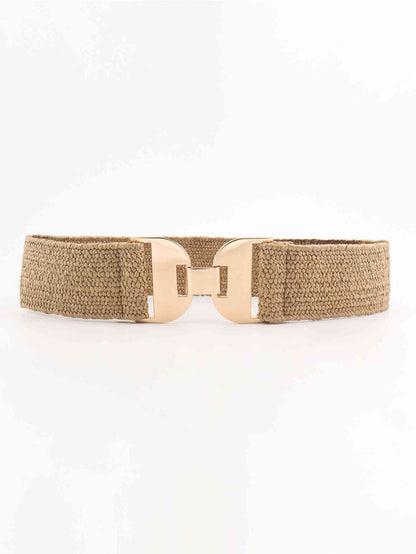 Alloy Buckle Elastic Belt