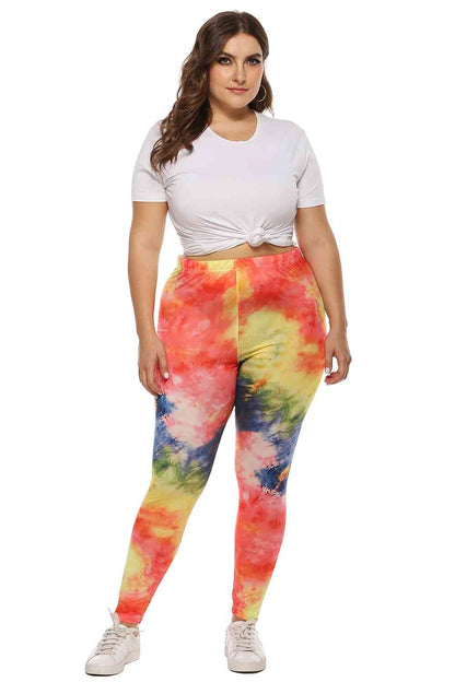 Plus Size Tie Dye Legging