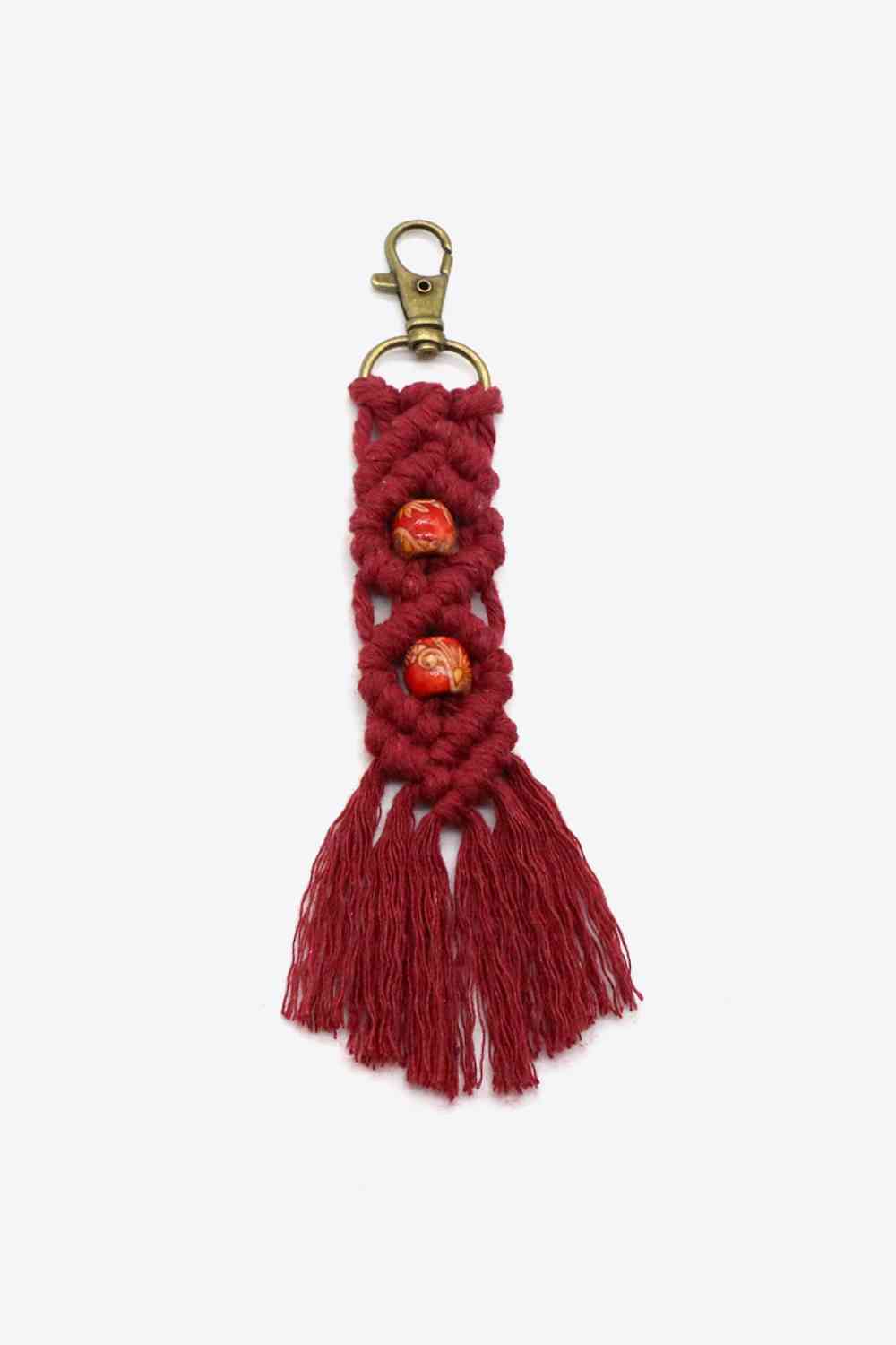 Assorted 4-Pack Handmade Macrame Fringe Keychain - Create the impossible