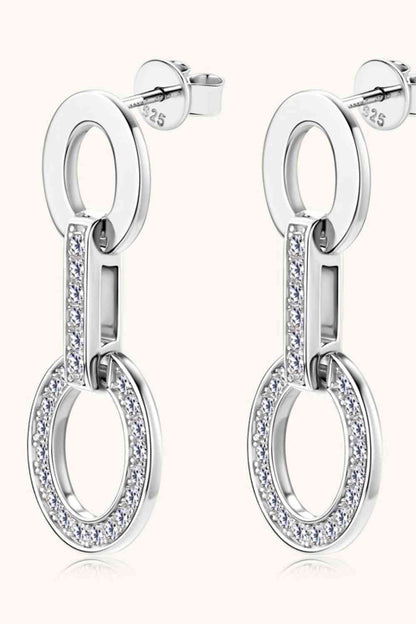 Moissanite 925 Sterling Silver Earrings