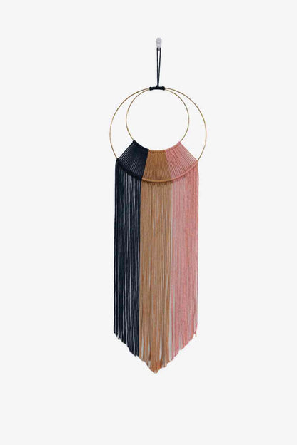 Hoop Fringe Macrame Wall Hanging