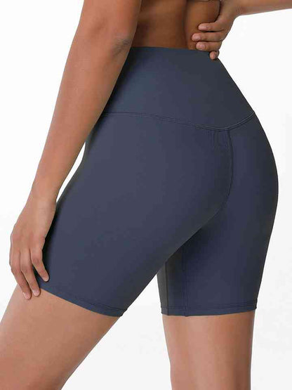 Wide Waistband Sports Shorts