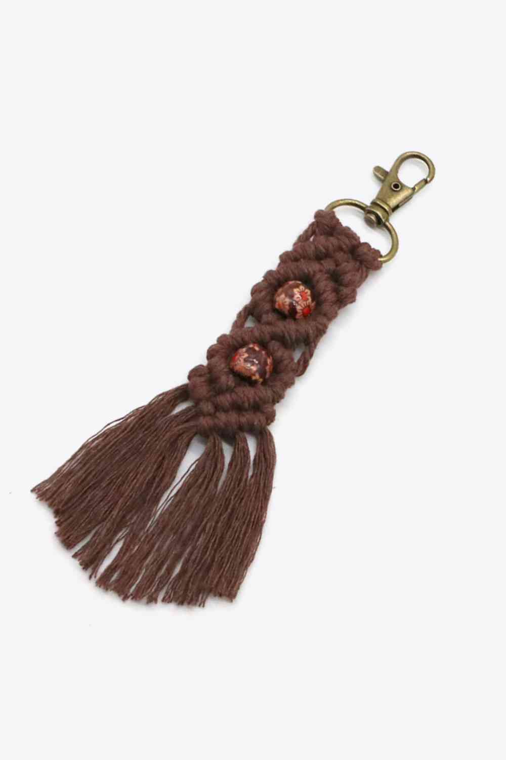 Assorted 4-Pack Handmade Macrame Fringe Keychain - Create the impossible