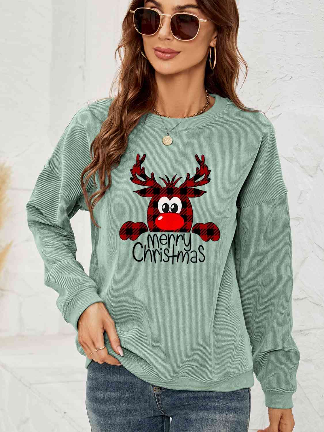 MERRY CHRISTMAS Graphic Sweatshirt