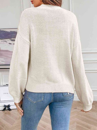 Floral Long Sleeve Open Front Cardigan - Create the impossible