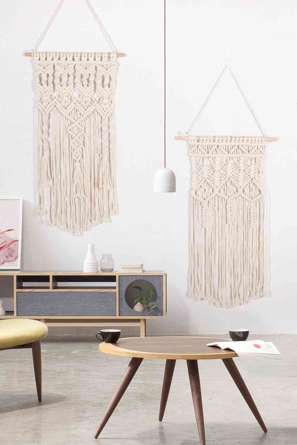 Macrame Bohemian Hand Woven Fringe Wall Hanging