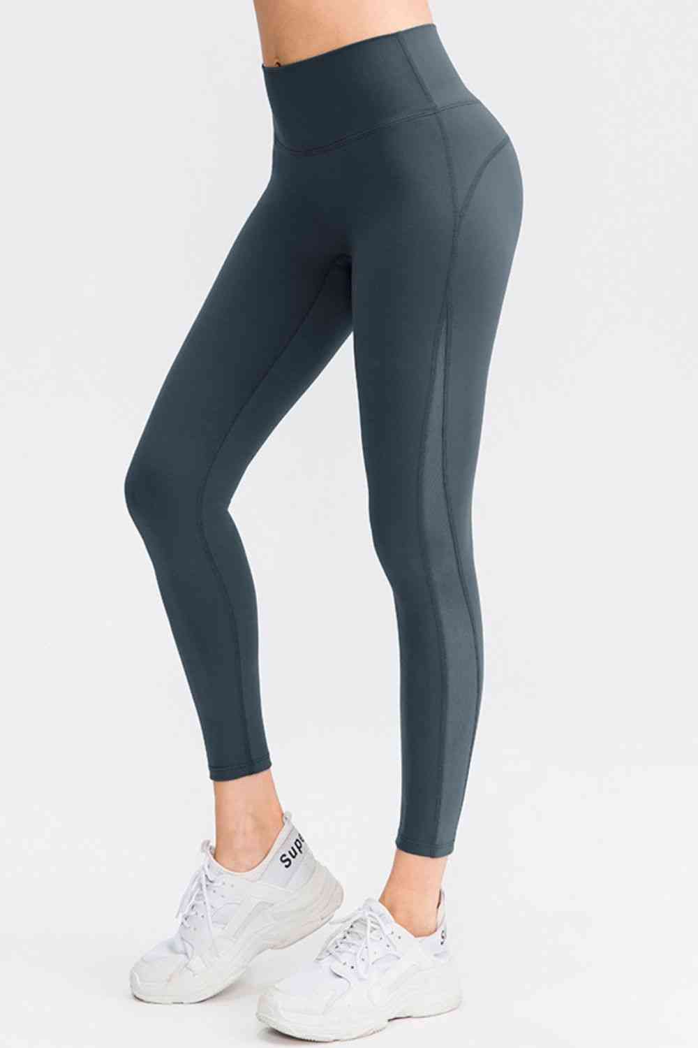 Wide Waistband Slim Fit Long Sports Pants - Create the impossible