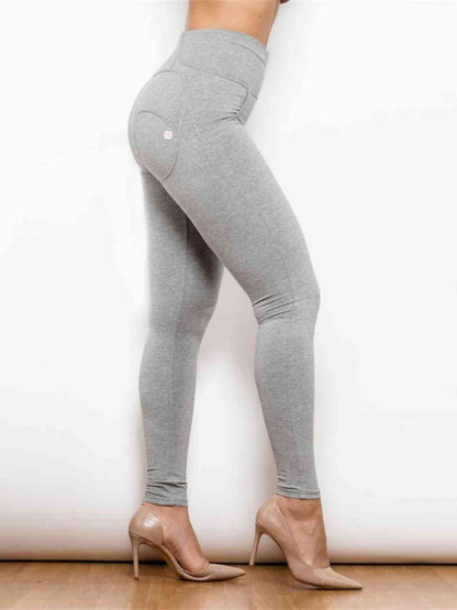 Full Size Zip Detail High Waist Leggings