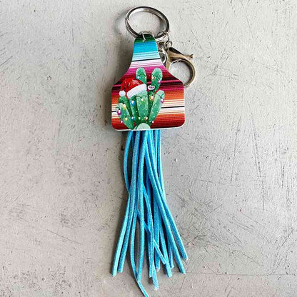 Chimney Shape Fringe Detail Key Chain