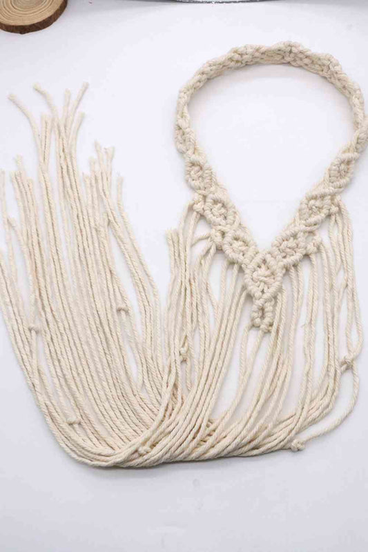 Macrame Fringe Headband