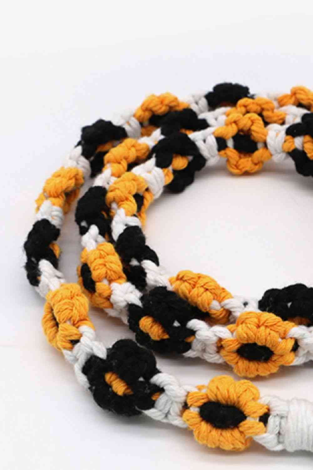 Macrame Flower Lanyard