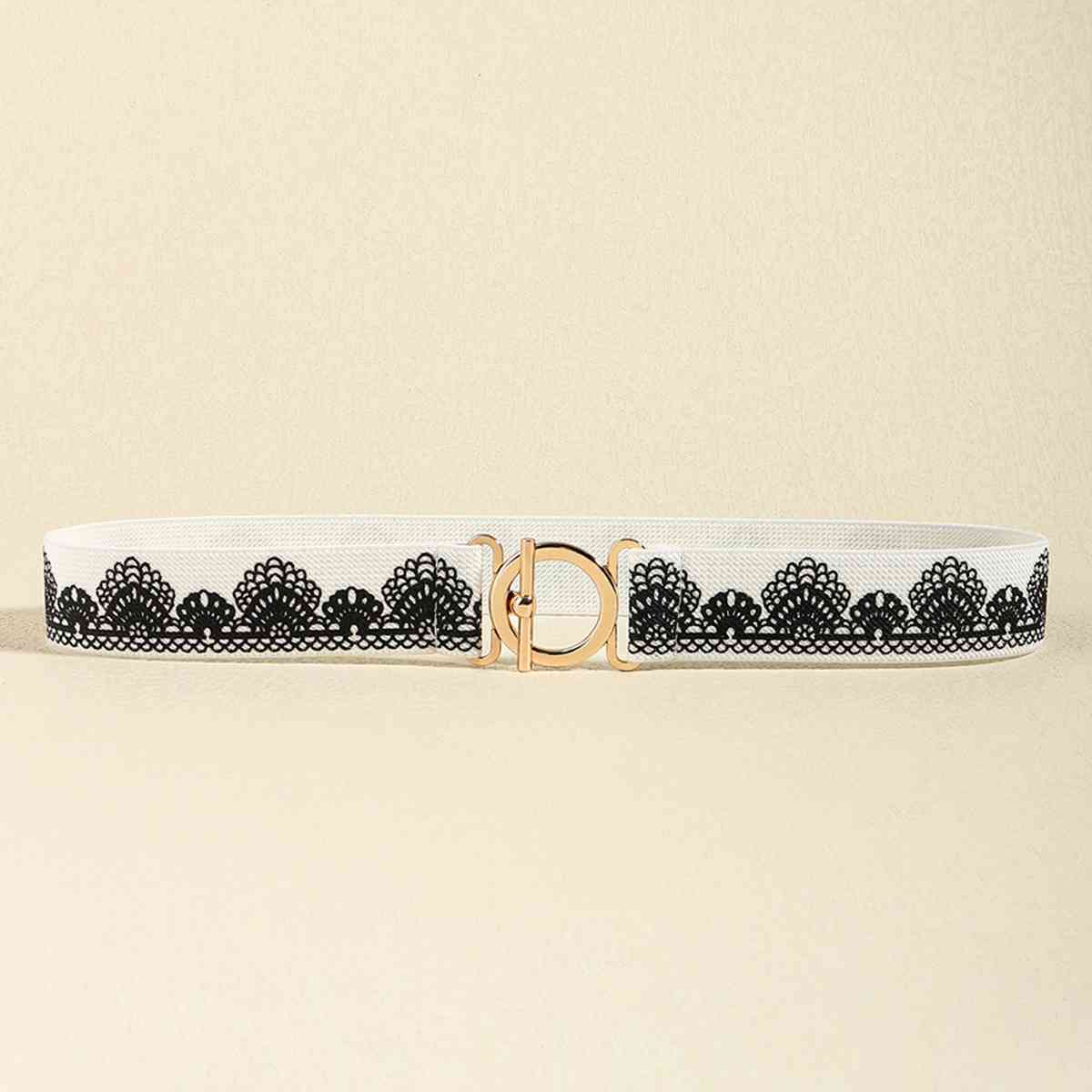 Toggle Clasp Elastic Belt