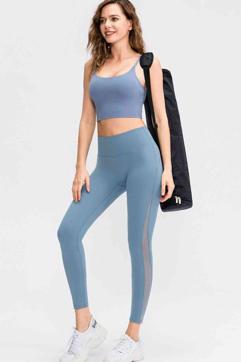 Wide Waistband Slim Fit Long Sports Pants - Create the impossible