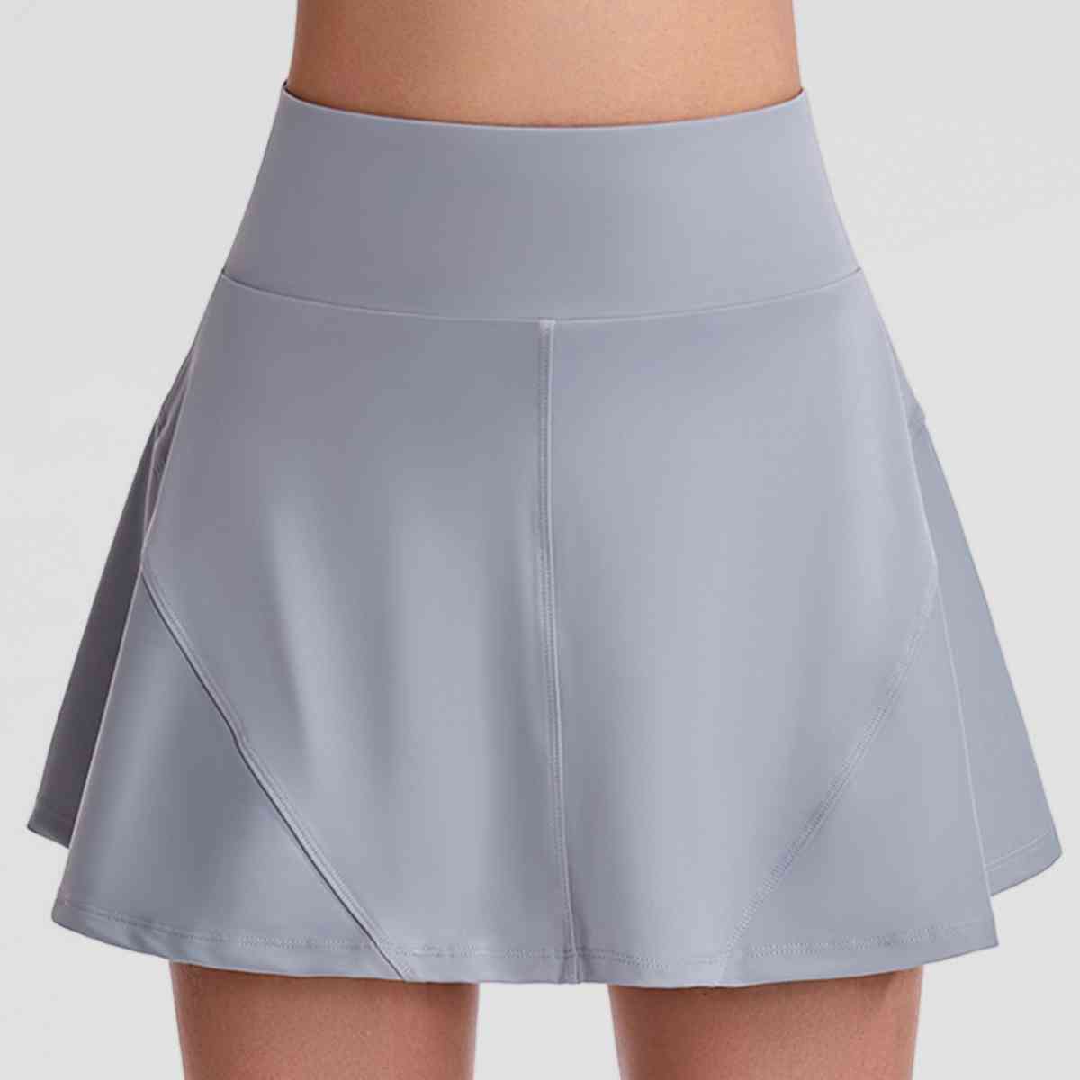 Wide Waistband Sports Skort