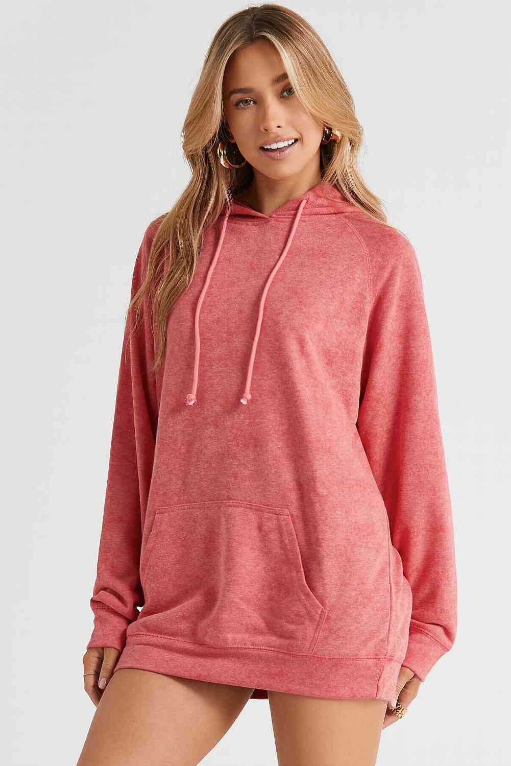 Long Sleeve Front Pocket Hoodie