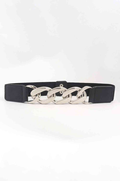 Chain Detail Elastic Belt