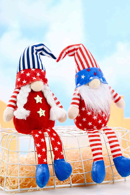 2-Piece Independence Day Pointed Hat Decor Gnomes