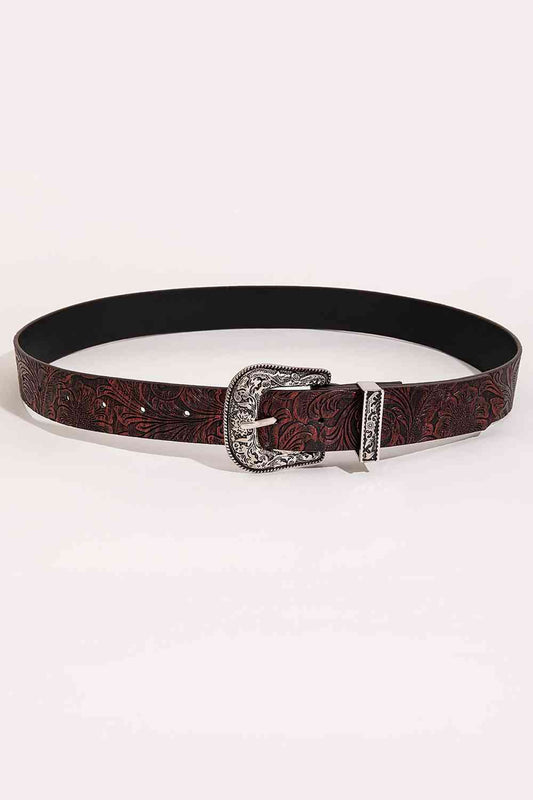 Textured PU Leather Belt