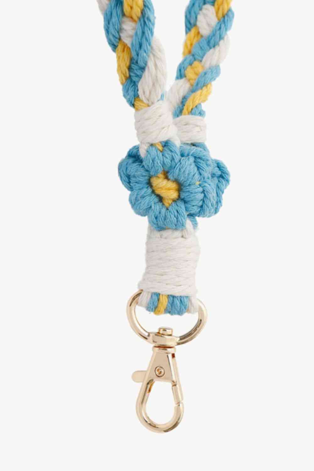 Floral Braided Wristlet Key Chain - Create the impossible