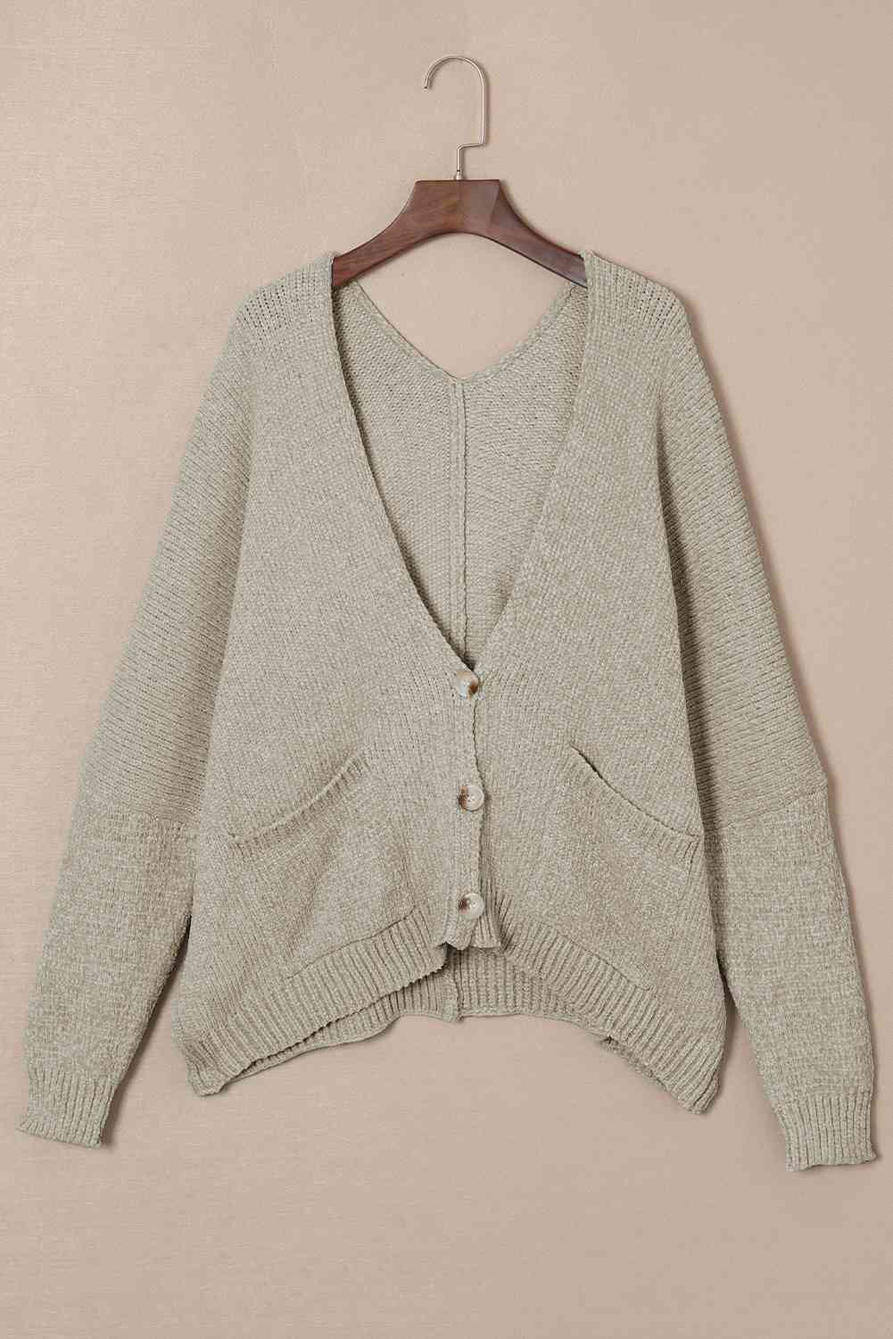 Button Down Cardigan with Pockets