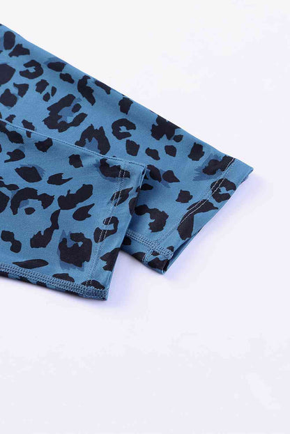 Leopard Print Wide Waistband Leggings - Create the impossible