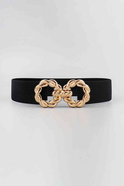 Zinc Alloy Buckle Elastic Belt