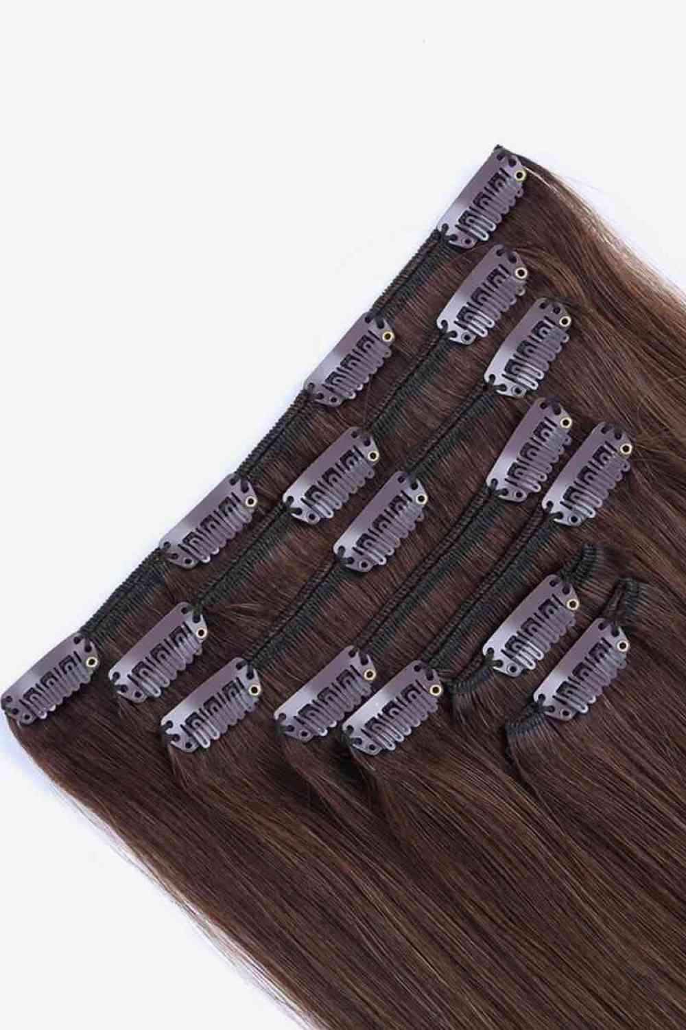 20" 120g Clip-in Hair Extensions Indian Human Hair