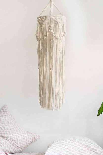 Macrame Hanging Lampshade