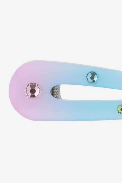 Gradient Rhinestone Resin Hair Pin