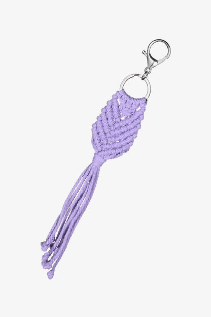 Assorted 4-Pack Handmade Fringe Keychain