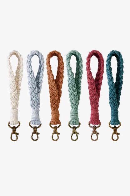 Random 6-Pack Braided Key Chain