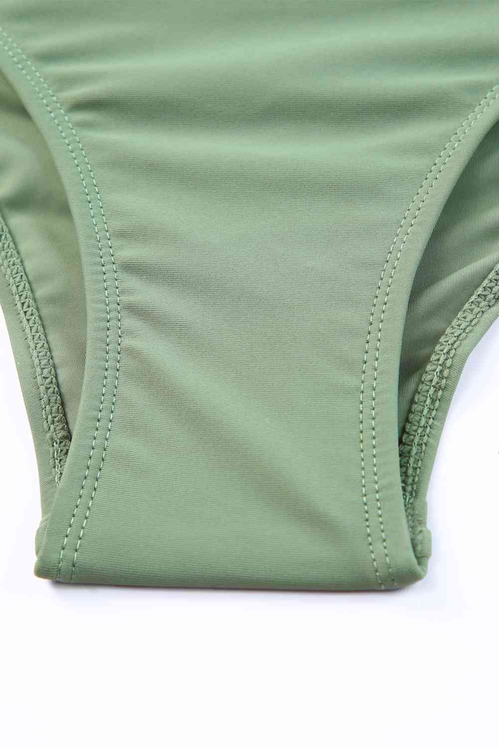 Tie Back Sleeveless Swim Dress and Bottoms Set - Create the impossible