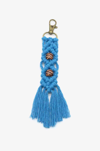 Assorted 4-Pack Handmade Macrame Fringe Keychain - Create the impossible