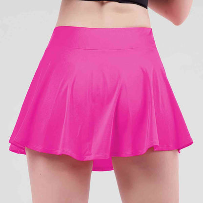 Wide Waistband Sports Skort