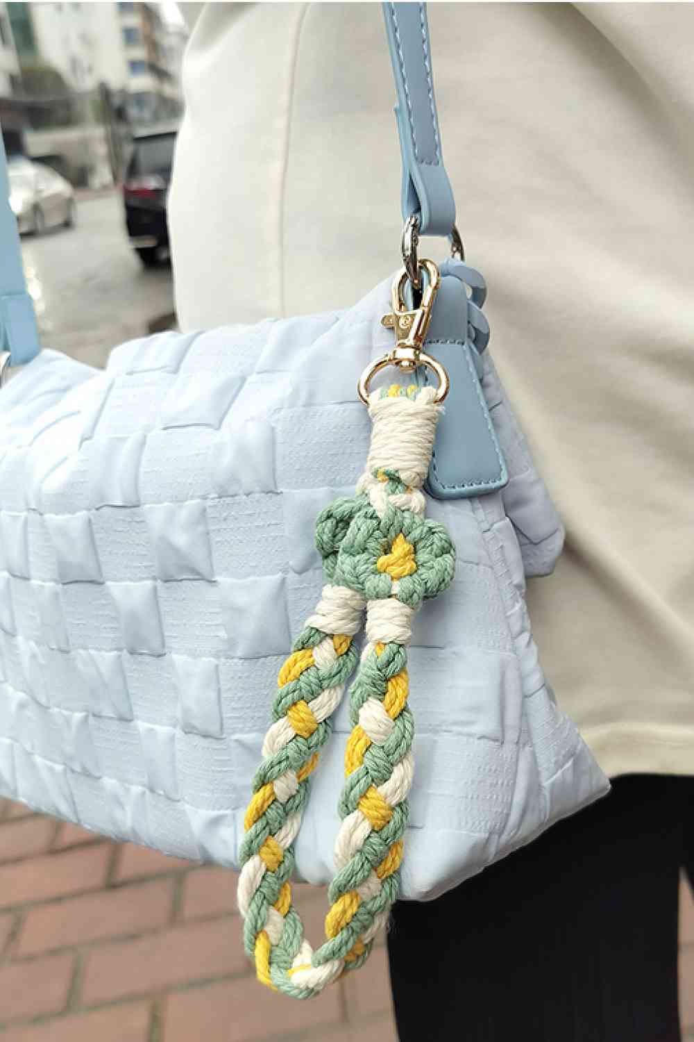 Floral Braided Wristlet Key Chain - Create the impossible