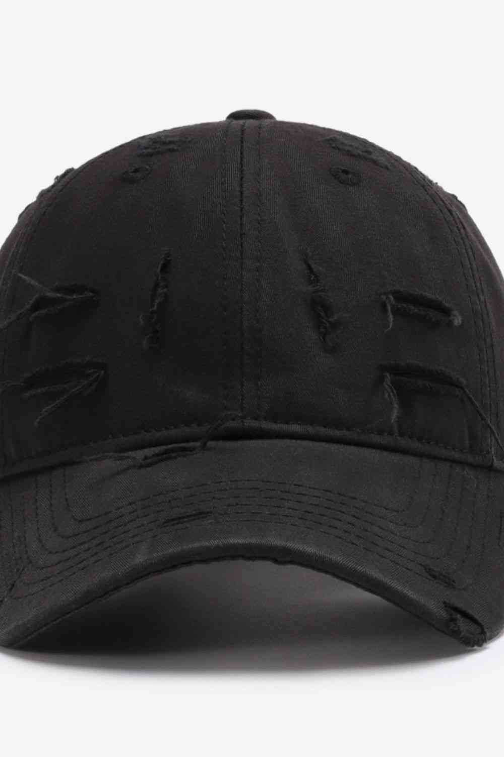 Distressed Adjustable Baseball Cap