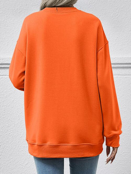 Round Neck Long Sleeve Sweatshirt - Create the impossible